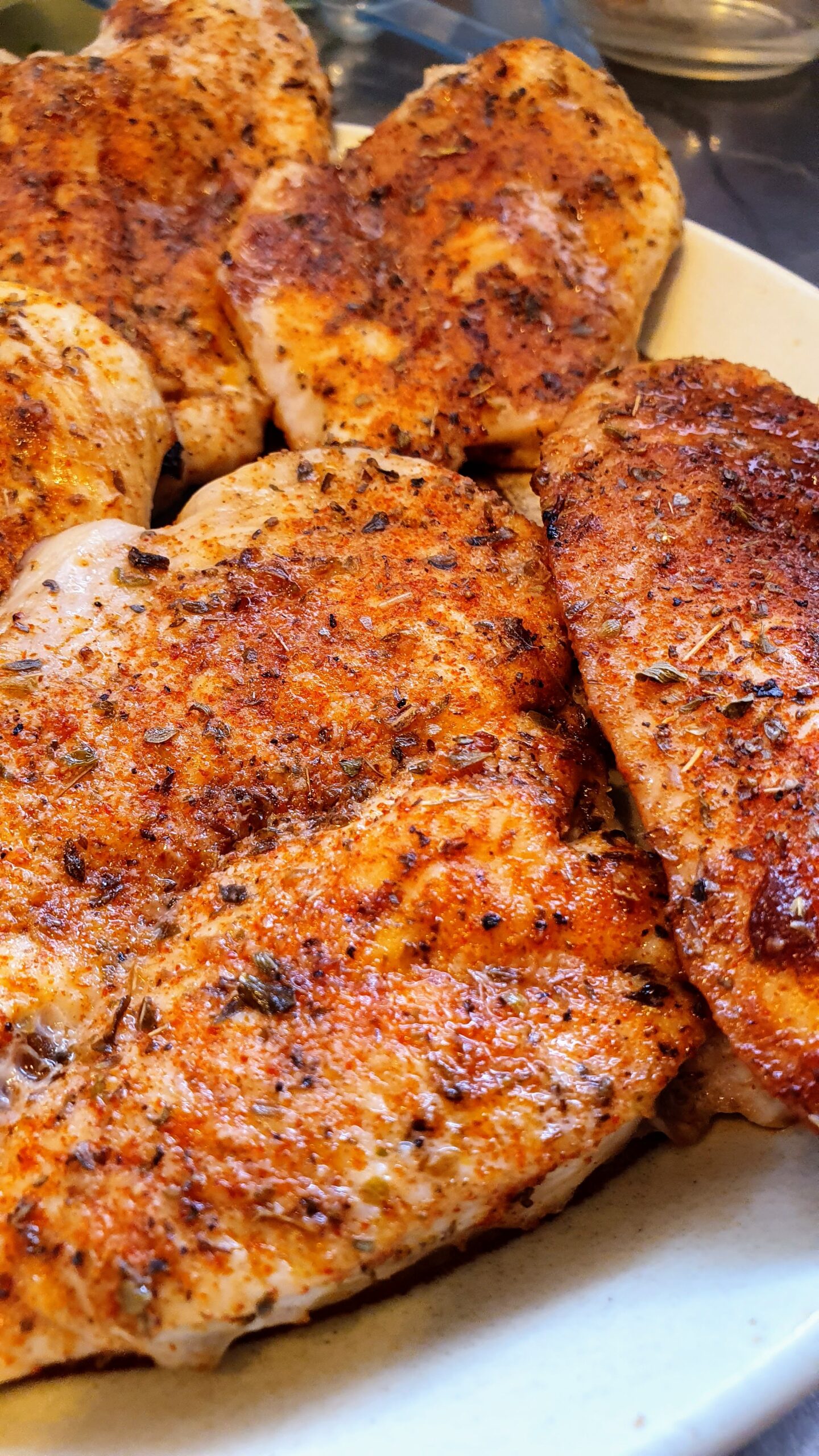 Baked Chicken Breast & Butter Garlic Rice with Kale